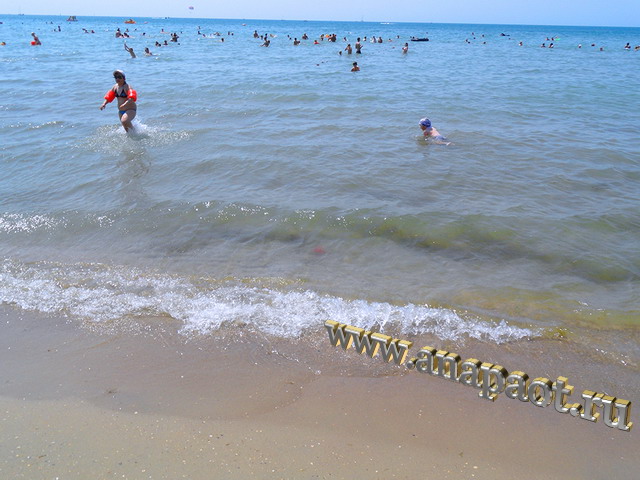 Пляж возле речки Анапки 12.07.2012г